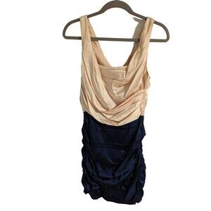 Express Color Block Sheath Dress Size 8 Pink Purple Chiffon Party Dress